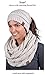 Funky Junque Women's Super Soft Warm Infinity Scarf, Cozy Cable Knit Circle Wrap for Fall and Winter - Beige