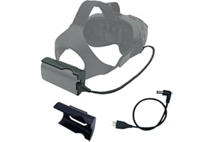 JCHPINE FPV Goggles V2 Battery Bracket Holder and Power Cable Compatible with DJI FPV Combo Goggles V2 Battery Recharging Wire Accessories