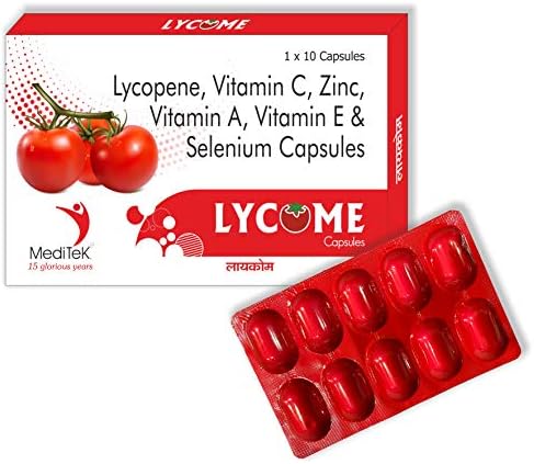 Meditek Lycome MultiVitamin Pack of 3 x 10 Capsules (Monthly Pack)