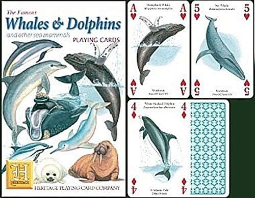 Heritage Playing Cards - Whales and Dolphins