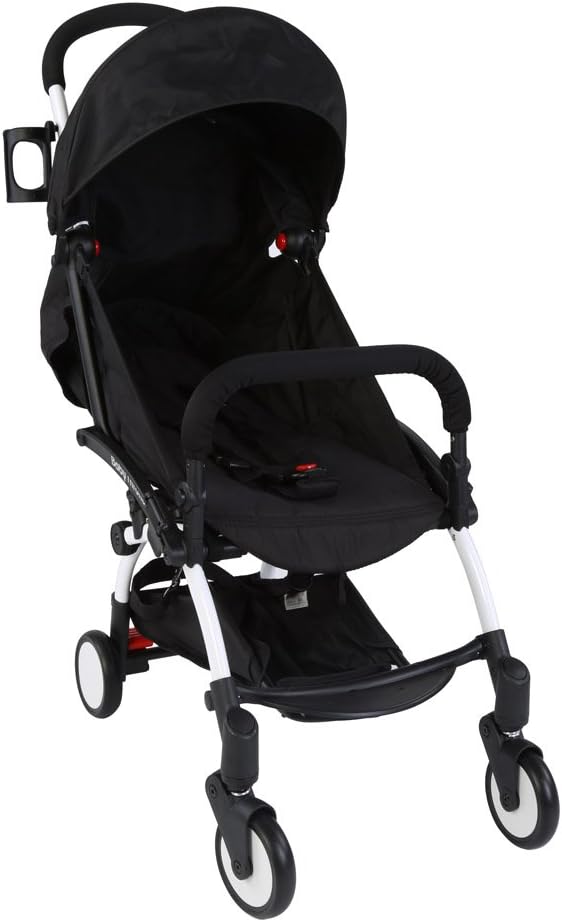 Zerodis Faltender Leichter Kinderwagen Buggy für Neugeborenen Reise mit Organisator Halter 5