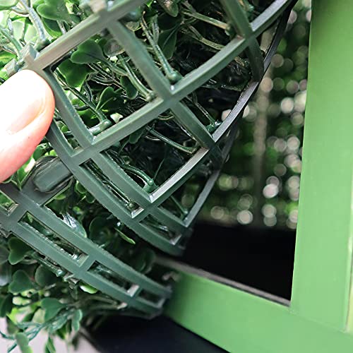 ARTIGWALL Artificial Boxwood Hedge Divider Wall with Black 201