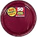Amscan Big Party Pack Paper Dessert Plates, One Size, Berry Red