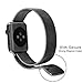 Walcase Apple Watch Band 38mm, Fully Magnetic Closure Clasp Mesh Loop Milanese Stainless Steel iWatch Band for Apple Watch Series 3 Series 2 Series 1 Sport and Edition - Space Gray