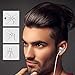Earphones, Hhusali Magnet Attraction Spot In-Ear Earbuds Headphones Headset Stereo Bass with Mic(Black)