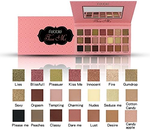 AIKIMUSE Professional Eyeshadow Makeup Palette Set 21 Colors Glitter Shimmer Eyeshadow High Pigment