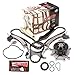 Evergreen TKTCS5037NGWP 02-11 Jeep Dodge Mitsubishi 3.7L Timing Chain Kit Water Pump (without Gears) Timing Cover Gasket