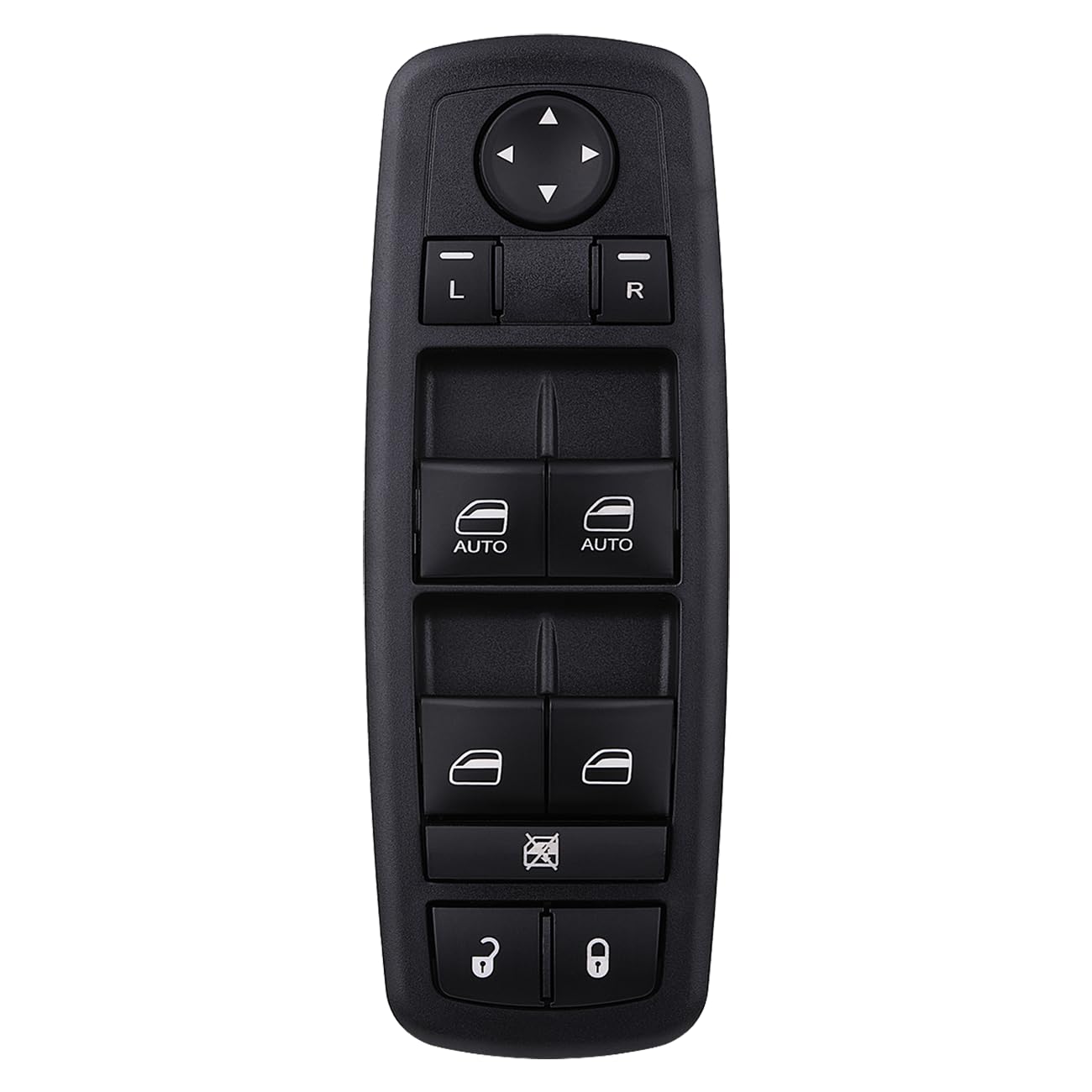 Photo 1 of ** VERY USED** Obaee Master Power Window Switch Door Lock Main Control Button Front Left Driver Side Compatible with 2009 2010 2011 2012 Dodge RAM 1500/2500/3500 Pickup Crew Cab Quad Replacement 4602863AB 4602863AC