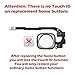 OmniRepairs-Home Button Flex Cable Replacement with Rubber Gasket, Screws (2) For iPhone 5s and iPhone SE and Repair Toolkit (Silver)