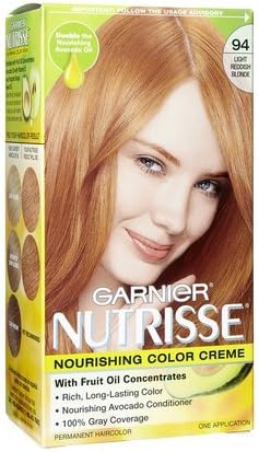 Garnier Nutrisse Hair Coloring 94 Light Reddish Blonde Amazon Ca