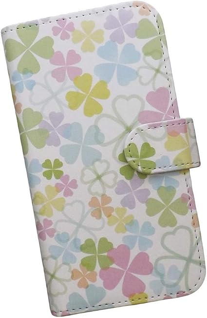 Amazon Co Jp Urbano V04 Kyv45 スマホケース 手帳型 プリントケース スマホ 四つ葉のクローバー 花柄 パステル Clover 白詰草 幸福 シャジクソウ ツメクサ シロツメクサ オランダ紫雲英 くろーば S453 家電 カメラ