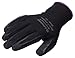 Lakeland 7-2506 SpiderGrip Lightweight Polyester Latex Dipped Glove, Work, Large, Black (12 Pair)