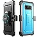 SUPCASE Unicorn Beetle Shield Series Case Designed for Galaxy Note 8, with Built-in Screen Protector Full-Body Rugged Holster Case for Galaxy Note 8 (2017 Release) (Blue)