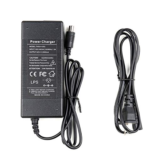 image for WiLEES Scooter Power Supply 42V 2A Compatible for Xiaomi M365, Bird Sc