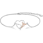 MISTBEE Valentines Day Gifts Cow Charms Bracelets 925 Sterling Silver Bracelet Jewelry for Women Girls