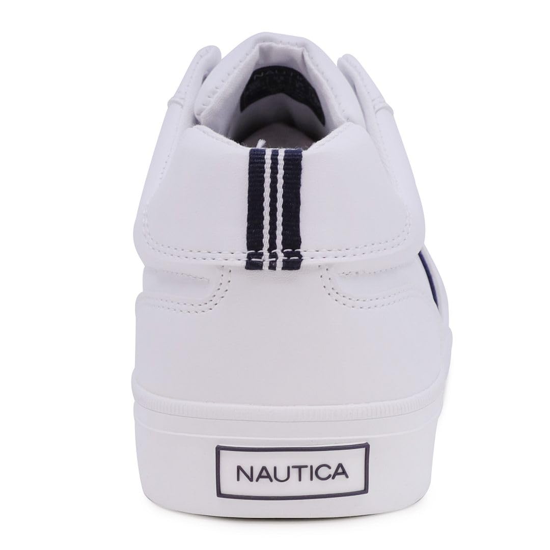 Nautica Mens Classic Lace-Up Low Top Fashion Sneaker Loafer - Stylish And Comfortable Casual Shoe - Tamaño 9 - Color Grey-iod | Guatemala