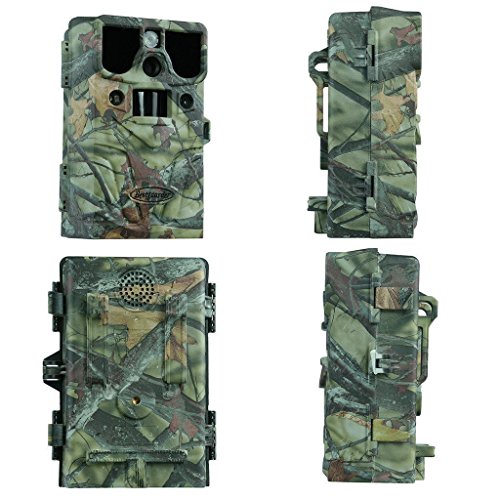 Trail Camera 12MP 1080P HD Waterproof IP66 Infrared Night Vision IR LED Game and Trail Hunting Scouting Camera with Game Call Function for Cold Blooded Animals Surveillance Camera