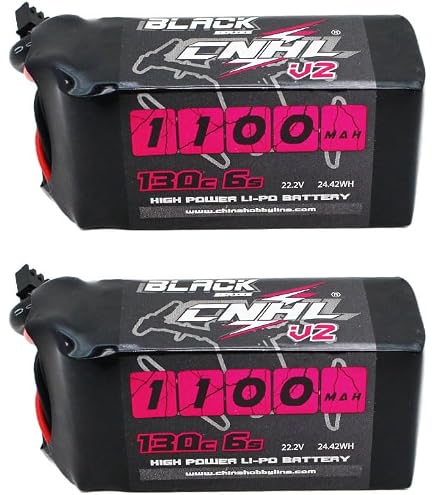 Batterie Tattu 6S LiPo 1400mAh 22,2V 120C – Connecteur XT60 – Pour Drone FPV Et Course RC
