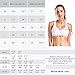 Move With You Women's Strappy Sports Bra Criss Cross Medium Impact Support for Workout Yoga Running Gym Bright White