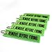 Rotary13B1 Remove Before Firing Keychain - Lime Green/Black - 5pcs