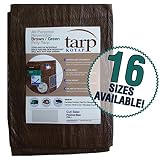 Kotap 6-ft x 8-ft Reversible Brown/Green Poly Tarp, Item: TBG-0608