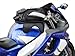 TMS Black Motorcycle Sport Bike Riding Magnetic Gas Tank Bag Backpack w/Rain Cover