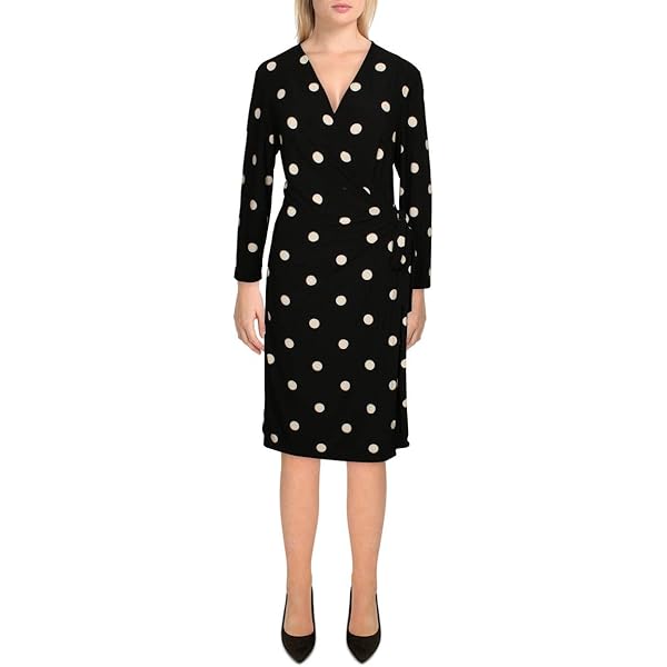 white christmas dresses Anne Klein Faux-Wrap Dress main image 0