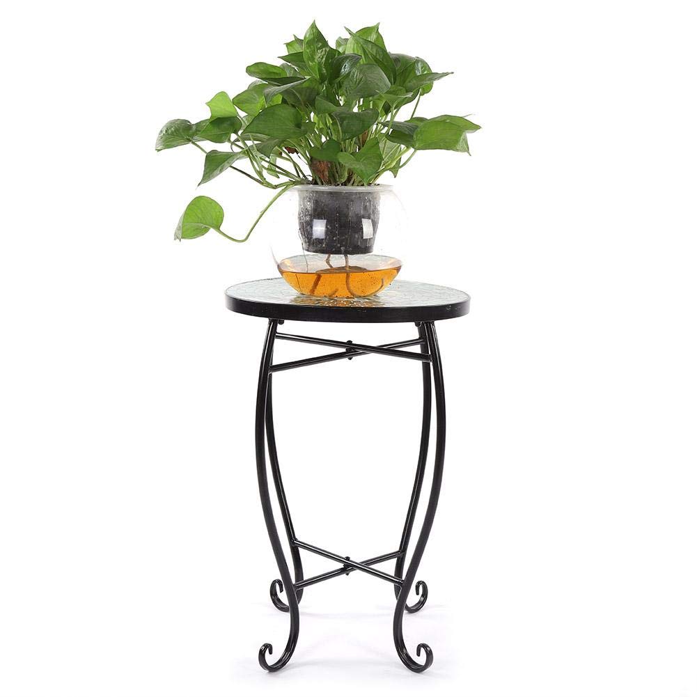 Tables End Tables Outdoor Indoor Snack Table Sofa Bed End Table Accent Coffee Table Gototop Mosaic Painted Glass Patio Plant Stand Round Side Accent Table 52 35 35cm Kubicolab It