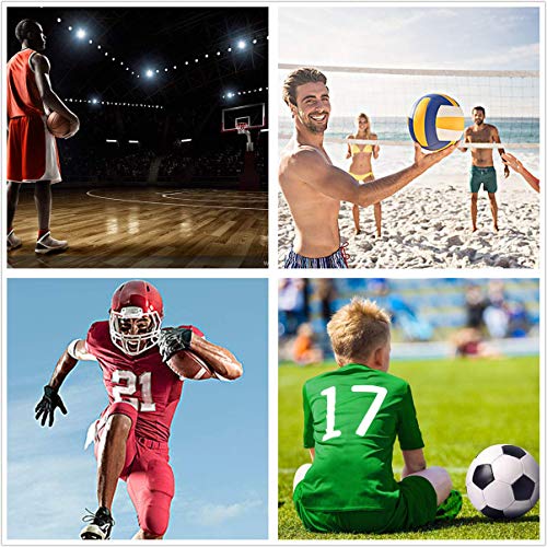 PP PICADOR Electric Ball Pump, Battery Powered Automatic Fast Air Pump with Needle LED Lighting Optional PSI Faster Inflation for Balls, Basketball, Soccer Ball, Football, Volleyball, Rugby, Kickball - Thumbnail 3