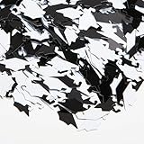 Black & White Grad Caps Confetti