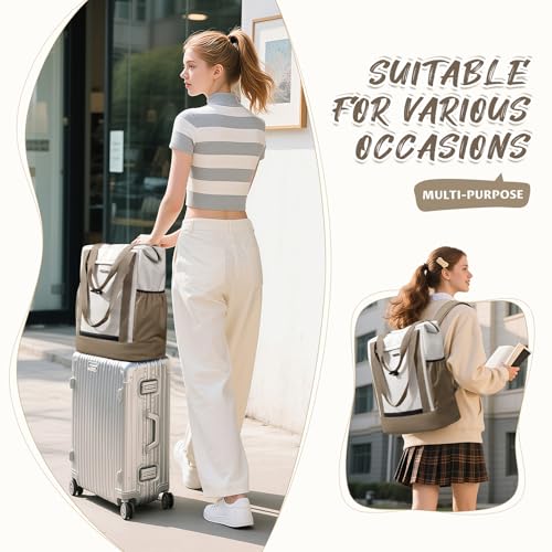 GOLF QUALITY Laptop Backpack for Women Work Business Travel Backpack Laptop Backpack Casual College Daypack Dark Green 14 Inch