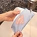 Bumkins Reusable Sandwich and Snack Bags, for Kids School Lunch and for Adults Portion, Washable Fabric, Waterproof Cloth Zip Bag, Travel Pouch, Food-Safe Storage, 3-pk DC Comics Superman