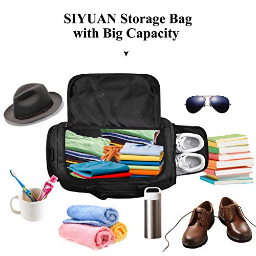 SIYUAN Gym Bag for Men Small, Sports Duffel Womens Durable Athletic