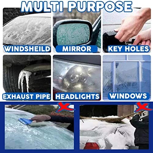 â˜€ Dergo â˜€Deicing spray,Deicing agent glass spray defrosting Windshield Windows Wipers Spray 100ml