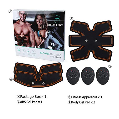 Abs Stimulator, Muscle Toner - Abs Stimulating Belt- Abdominal Toner- Training Device for Muscles- Wireless Portable to-Go Gym Device- Muscle Sculpting at Home- Fitness Equipment for at-Home Workouts
