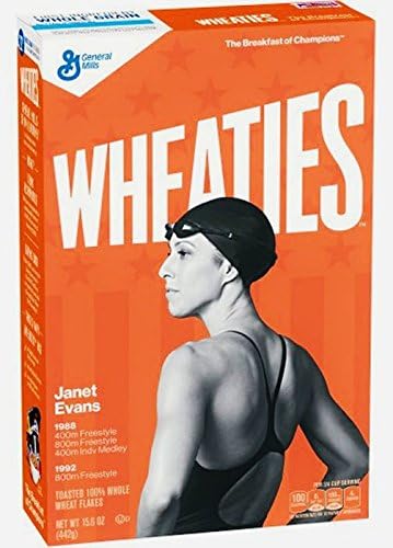 Wheaties - Olympics Limited Edition - Swimmer Janet Evans 15.6 oz.