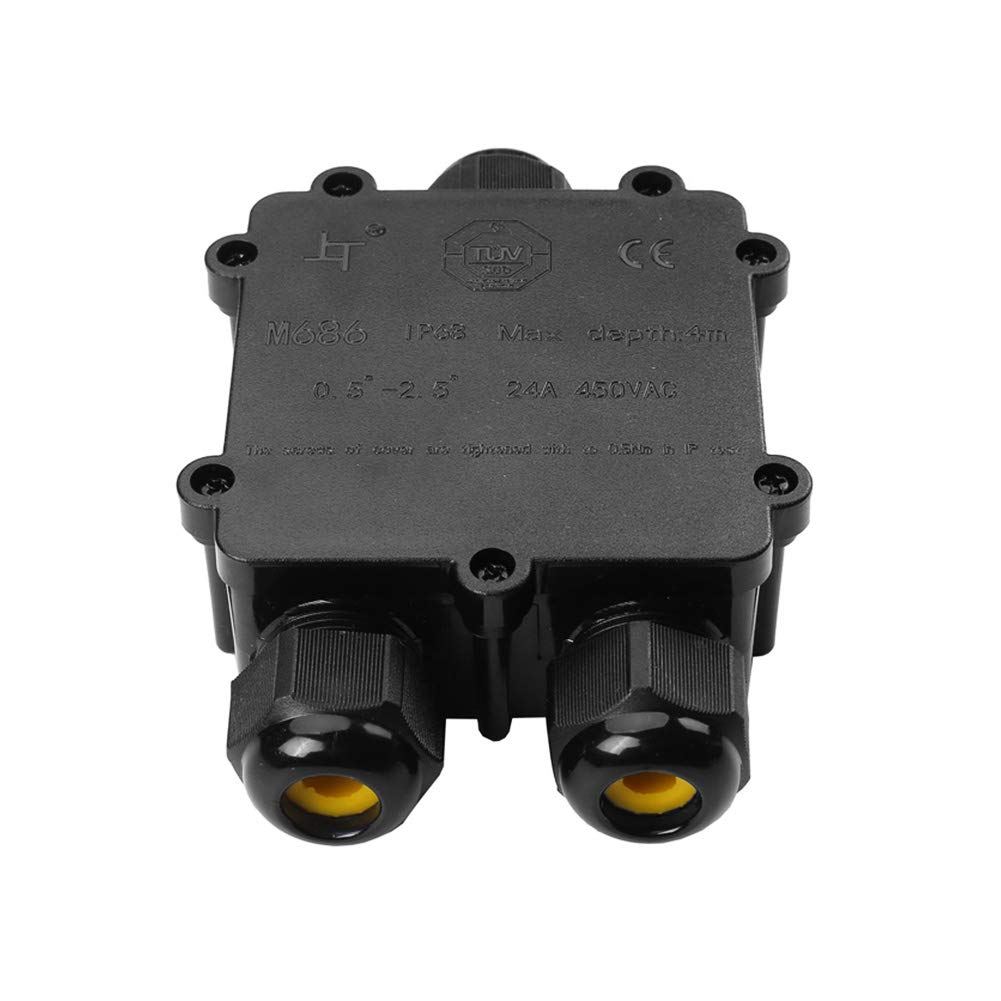 EisEyen IP 68 Waterproof Junction Box Cable Connector Cable Sleeve Junction Box Junction Box Socket Socket Ground Cable