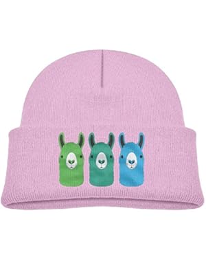 Color Alpaca Toddler Baby Knit Hat Bones Beanie For Autumn/Winter