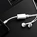 iPhone 7 Plus Adapter & Splitter, CaseyPop Dual Lightning Headphone Audio & Charge Adapter Accessories for iPhone X / 8 / 8 Plus / 7 / 7 Plus (IOS 11) White