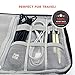 Travel Cord Case Organizer For All Your Electronic Tech Gadgets - Cables, Accessories, Phones, Tablets, Hard Drives, Chargers, USB, Memory Cards & More