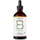 Biopure Health Cilantro | Organ &amp; Detox Support | 120 Servings | Cilantro, Organic Botanical Extract, Supports Detox, Digestive &amp; Whole-Body Wellness, 4 fl oz