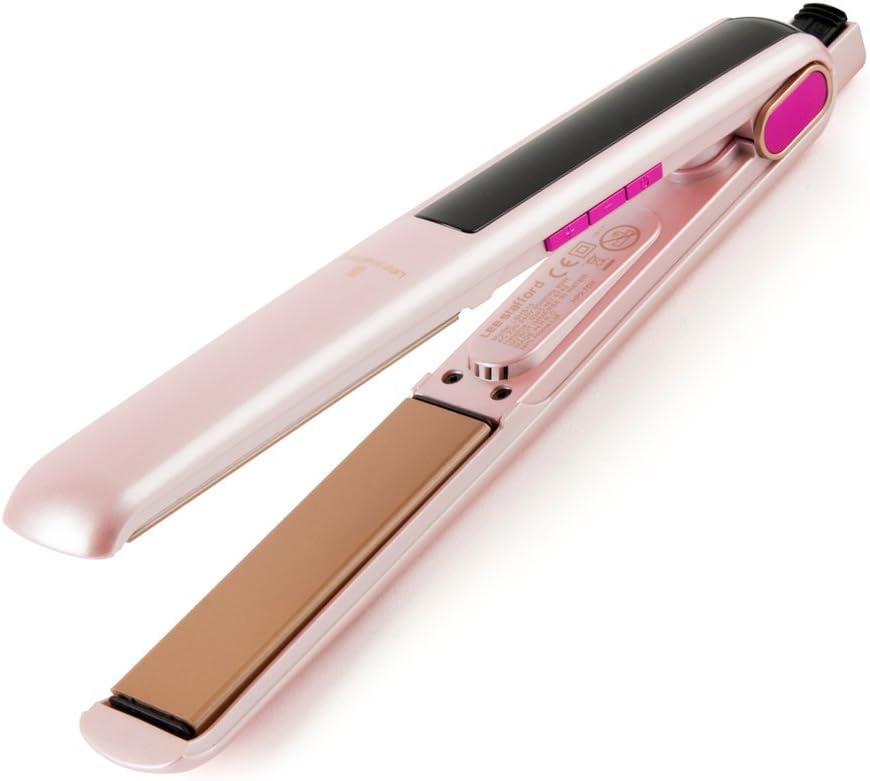 Lee Stafford CoCo LoCo Irons Ceramic Styler & Straightener - Variable Temperature Control and Floating Plates For Silky Smooth Hair- 60 Day Money Back Guarantee