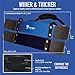 Heavy Duty Arm Blaster Pro + Bonus Wrist Wraps Support | Isolate Muscles for Maximum Strength. Perfect Bicep Curl Support for faster results. Biceps, Tricep & Upper Body Workout (Blue)