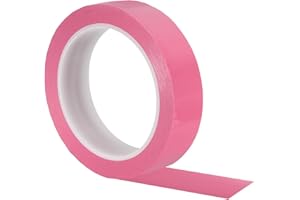 PATIKIL 1" Whiteboard Tape, Thin Dry Erase Tape for Graphic Chart Marking DIY Art, Pink