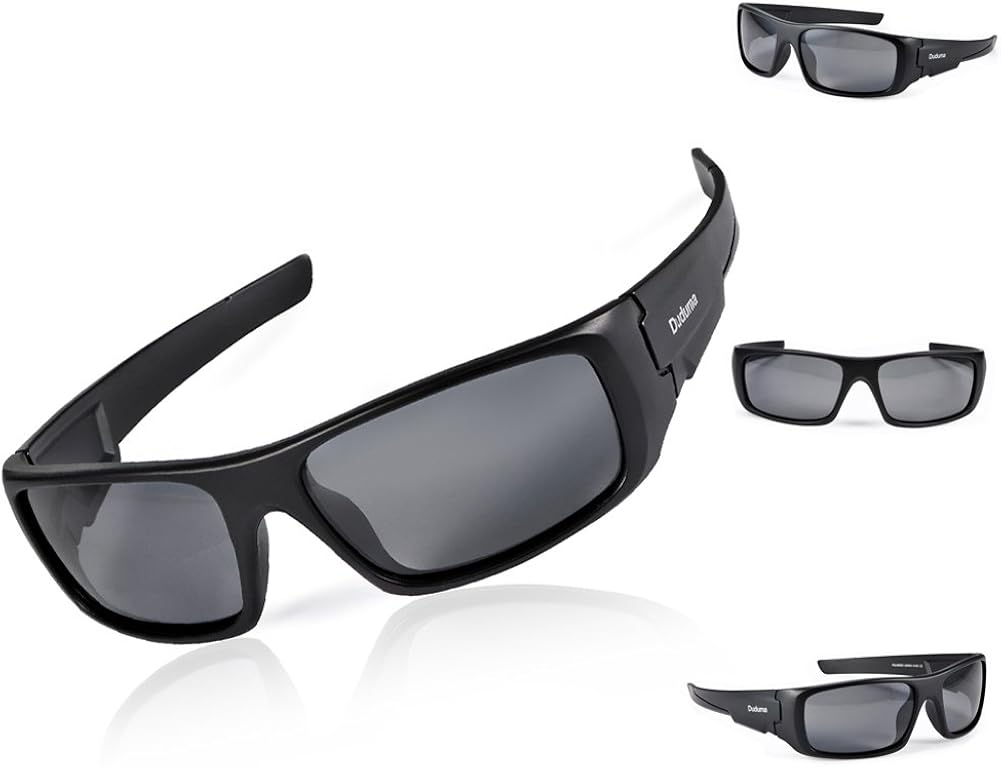 Duduma TR601 Polarized Sports Sunglasses for Men Women Baseball Running Cycling Fishing Driving Golf Softball Hiking Superlight Frame: Clothing