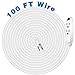 K KASONIC - 100-Feet 3 Outlet Extension Cord, UL Listed, 16/3 SJTW 3-Wire Grounded, 10 Amp 125 V 1625 Watts, Multi-Outlet Indoor/Outdoor Use, White