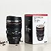 Special Amazon Deal - Original Camera Lens Mug now with FREE Mini Lens Cup - Upgraded Stainless Steel Coffee Thermos With Handy Sipping Cover - Fun Canon Replica Mug - Black - Fulfilled by Amazon