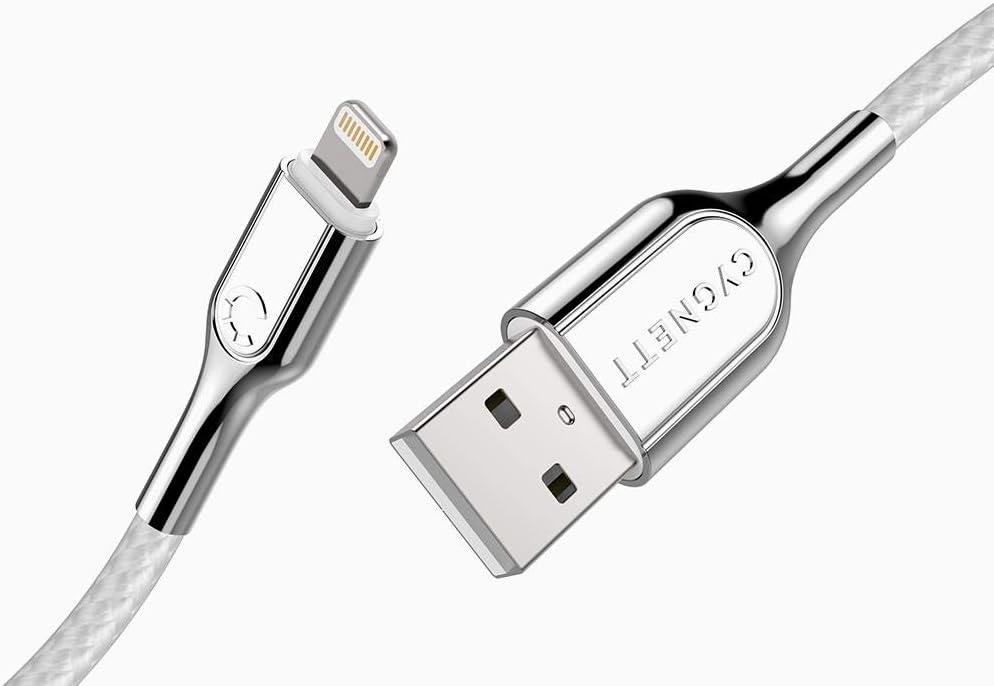 Cygnett Armoured Lightning to USB-A 10cm White