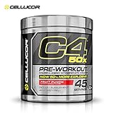 Cellucor C4 50X Pre Workout Supplement, High Energy Preworkout Powder with XCELICOR, 45 Servings, Fruit Punch