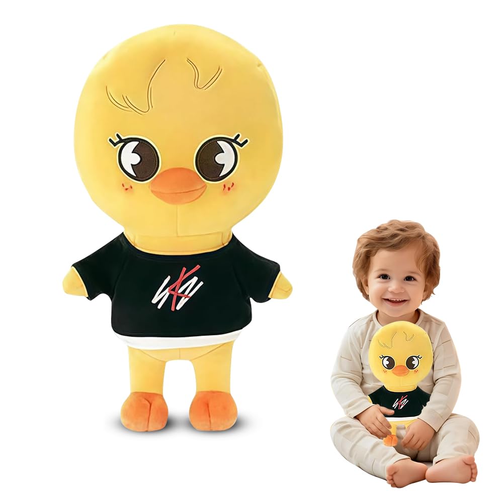 KBIBCK Sk-zoo Plush, 25cm Yellow Chicken Plush, Cute Soft Stuffed Animal Doll, Ideal for for Fans, Birthday Gifts, Home Decorations